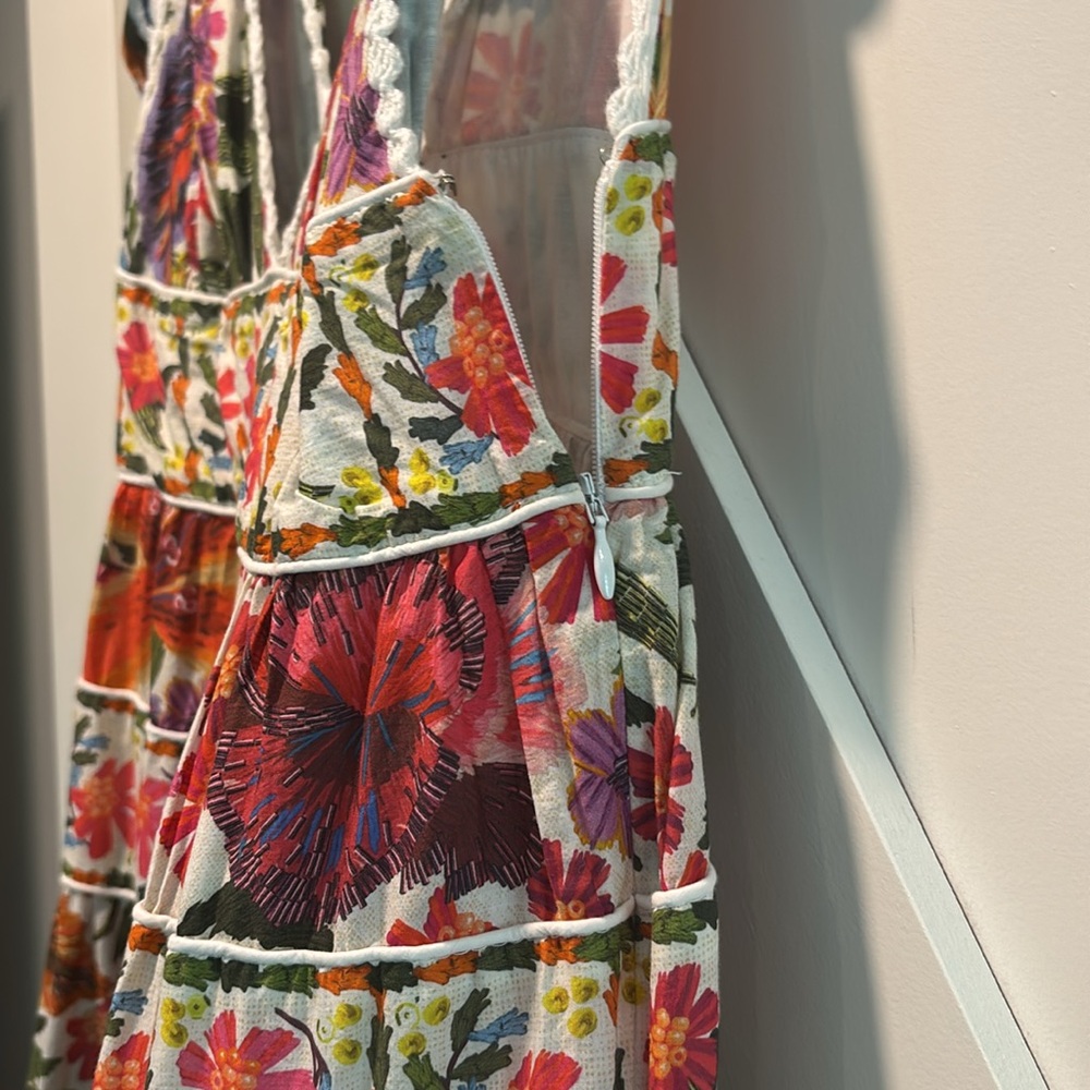 FARM Rio Colorful Patchwork Midi Dress - Picture 3 of 4
